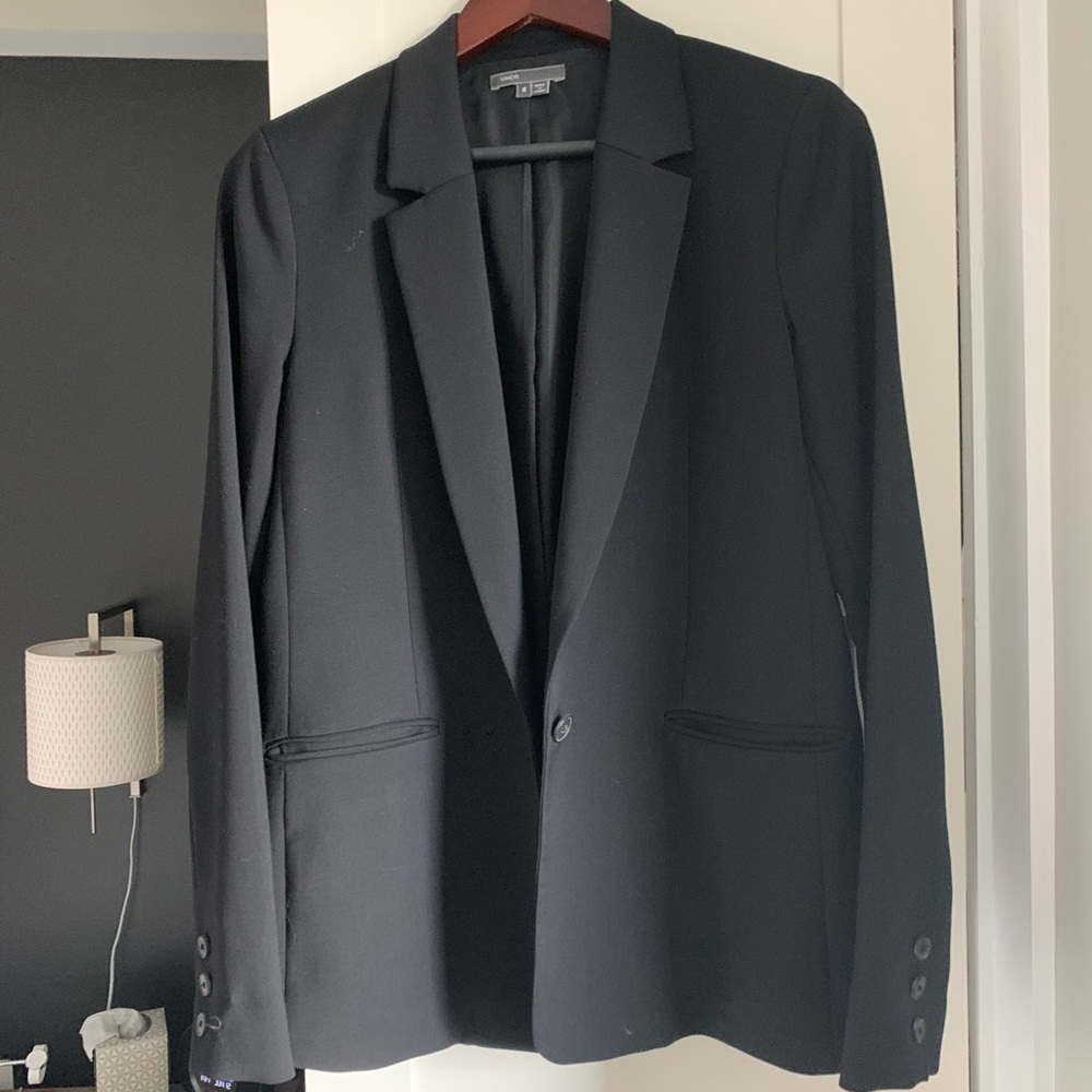 VINCE Black Jacket Sz 8